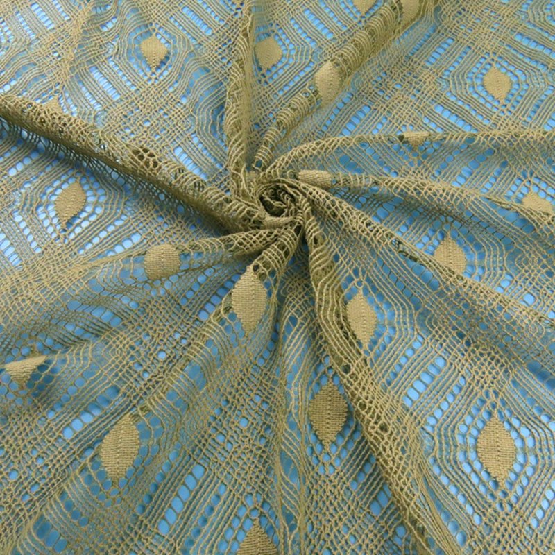 Lace Fabric Cutwork Solid Nylon Wholesale Supplier 12